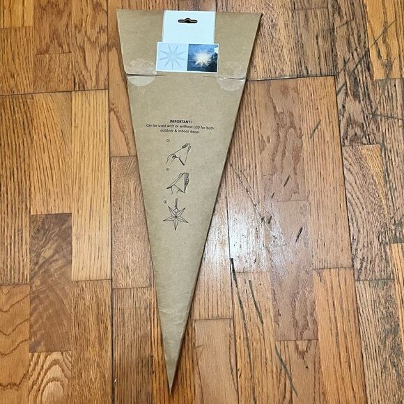 Americana Paper Star 9 point Really Huge Paper Star Decor 43” Perfect For july 4 - Picture 3 of 15